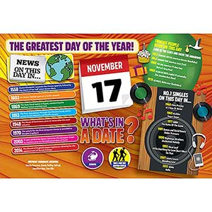 WHAT'S IN A DATE 17th NOVEMBER STANDARD 