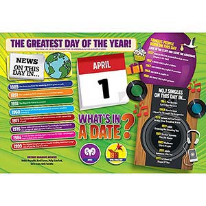 WHAT'S IN A DATE 1st APRIL PERSONALISED 