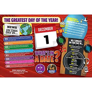 WHAT'S IN A DATE 1st DECEMBER STANDARD