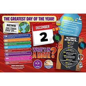 WHAT'S IN A DATE 2nd DECEMBER STANDARD 