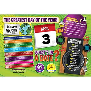 WHAT'S IN A DATE 3rd APRIL STANDARD 