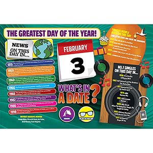 WHAT'S IN A DATE 3rd FEBRUARY STANDARD