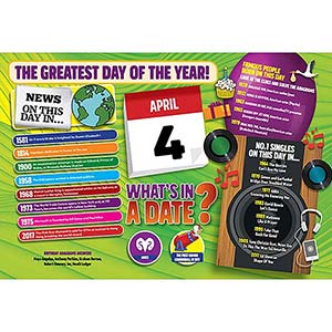 WHAT'S IN A DATE 4th APRIL STANDARD 