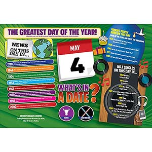 WHAT'S IN A DATE 4th MAY PERSONALISED 