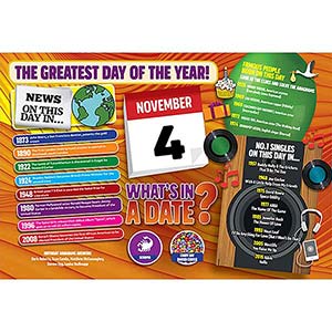 WHAT'S IN A DATE 4th NOVEMBER STANDARD 
