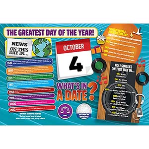 WHAT'S IN A DATE 4th OCTOBER STANDARD 