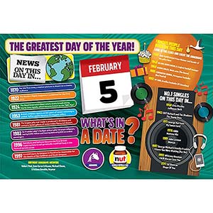 WHAT'S IN A DATE 5th FEBRUARY STANDARD