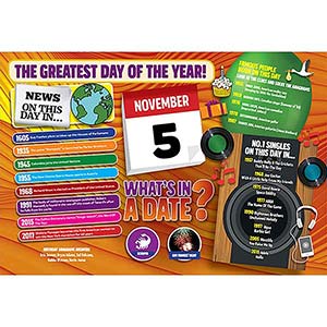 WHAT'S IN A DATE 5th NOVEMBER STANDARD 