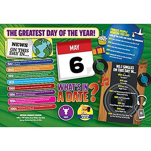 WHAT'S IN A DATE 6th MAY STANDARD 