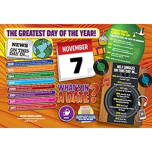 WHAT'S IN A DATE 7th NOVEMBER STANDARD 