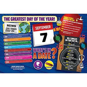 WHAT'S IN A DATE 7th SEPTEMBER STANDARD