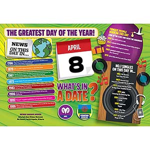 WHAT'S IN A DATE 8th APRIL STANDARD 