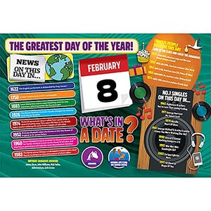 WHAT'S IN A DATE 8th FEBRUARY STANDARD 