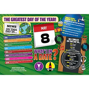 WHAT'S IN A DATE 8th MAY STANDARD 