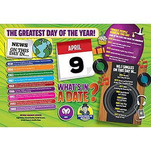 WHAT'S IN A DATE 9th APRIL STANDARD 