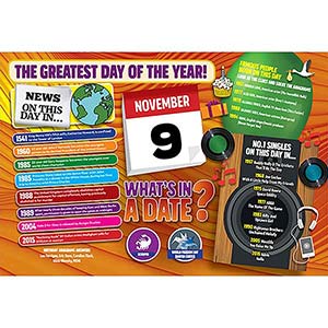 WHAT'S IN A DATE 9th NOVEMBER STANDARD 