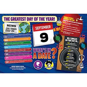 WHAT'S IN A DATE 9th SEPTEMBER STANDARD 