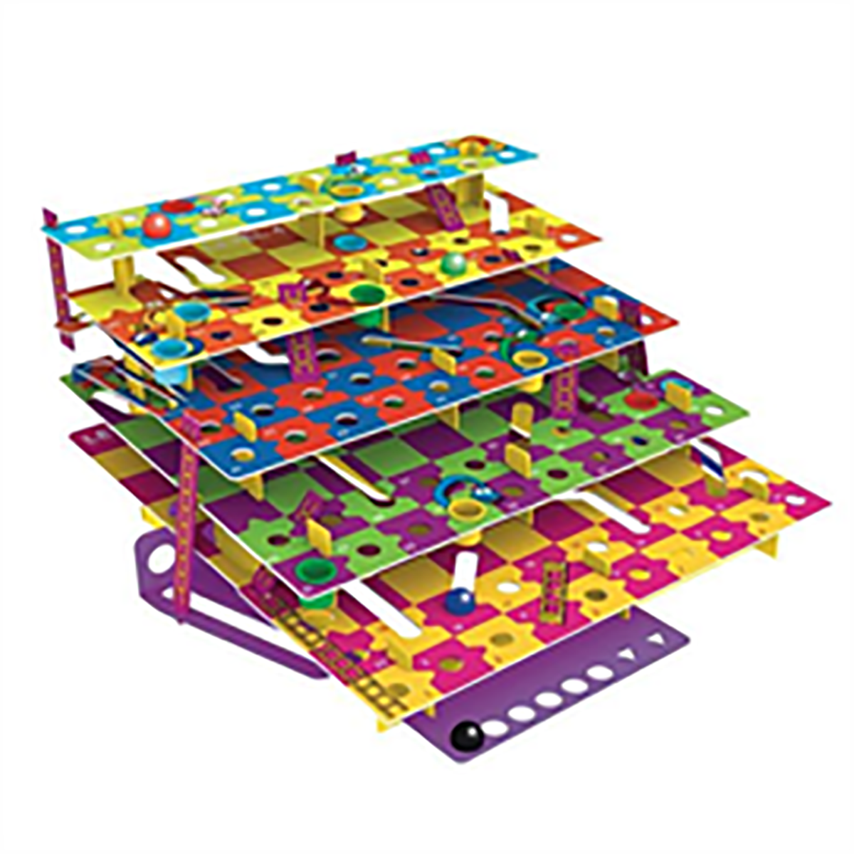 Snake Level Display Multi-Level Snakes & Ladders Set β Happy Puzzle