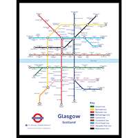 GLASGOW UNDERGROUND JIGSAW MAP (HPCUG1000)